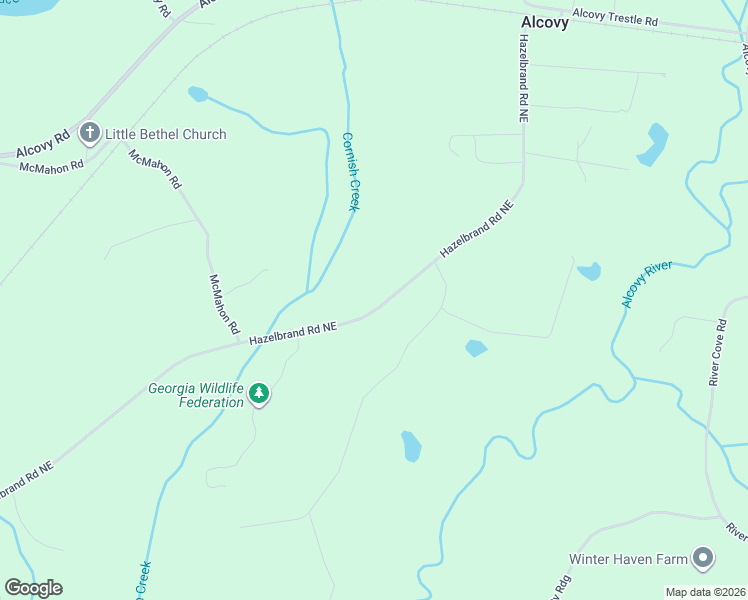 map of restaurants, bars, coffee shops, grocery stores, and more near 11663 Hazelbrand Road Northeast in Covington