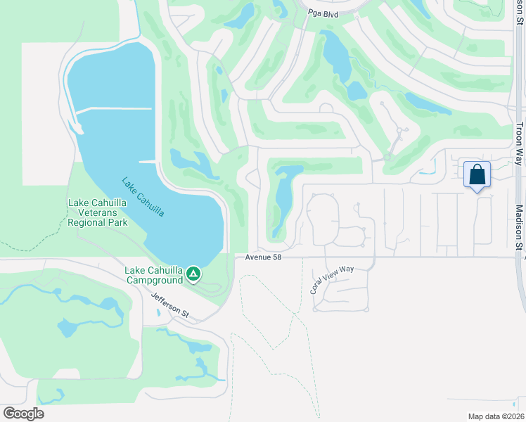 map of restaurants, bars, coffee shops, grocery stores, and more near 57706 Interlachen in La Quinta