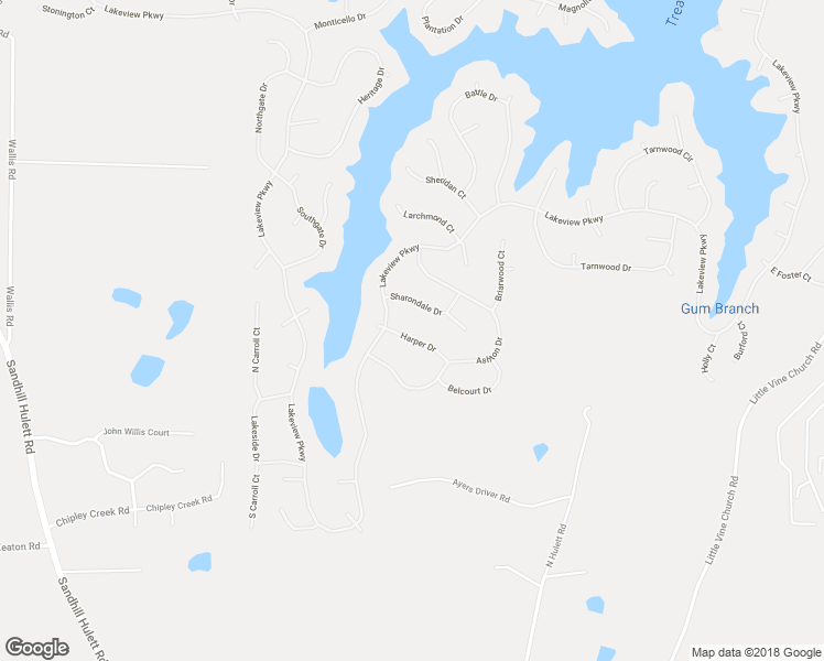 map of restaurants, bars, coffee shops, grocery stores, and more near 2223 Harper Drive in Villa Rica