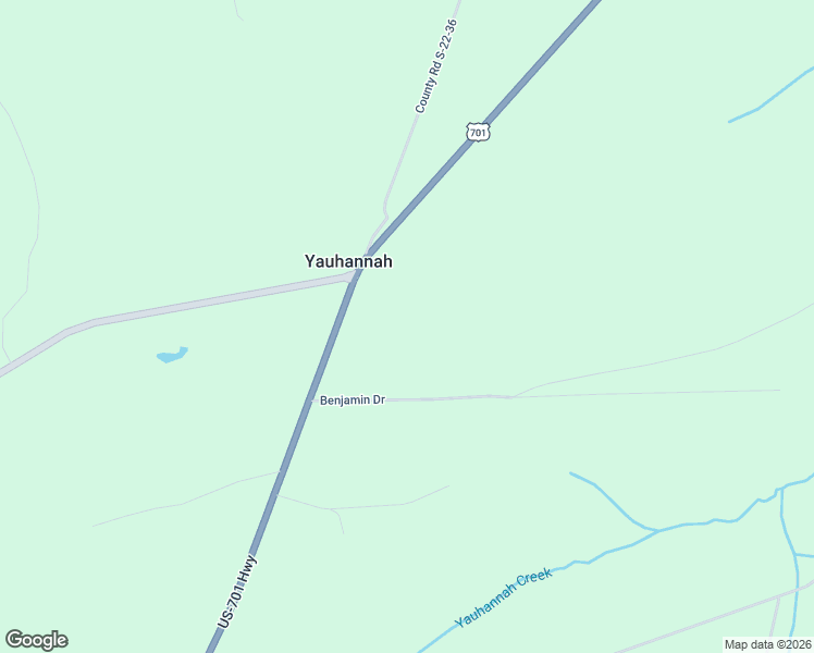 map of restaurants, bars, coffee shops, grocery stores, and more near in Yauhannah