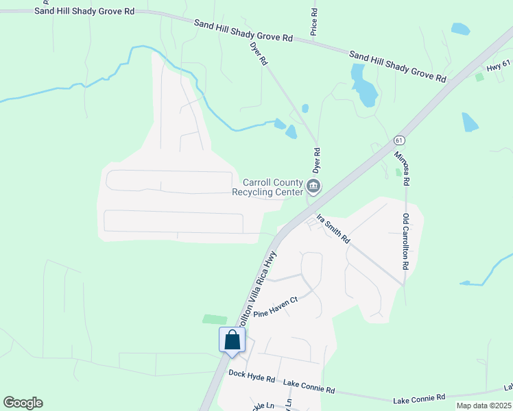 map of restaurants, bars, coffee shops, grocery stores, and more near 110 Laurel Trce in Carrollton