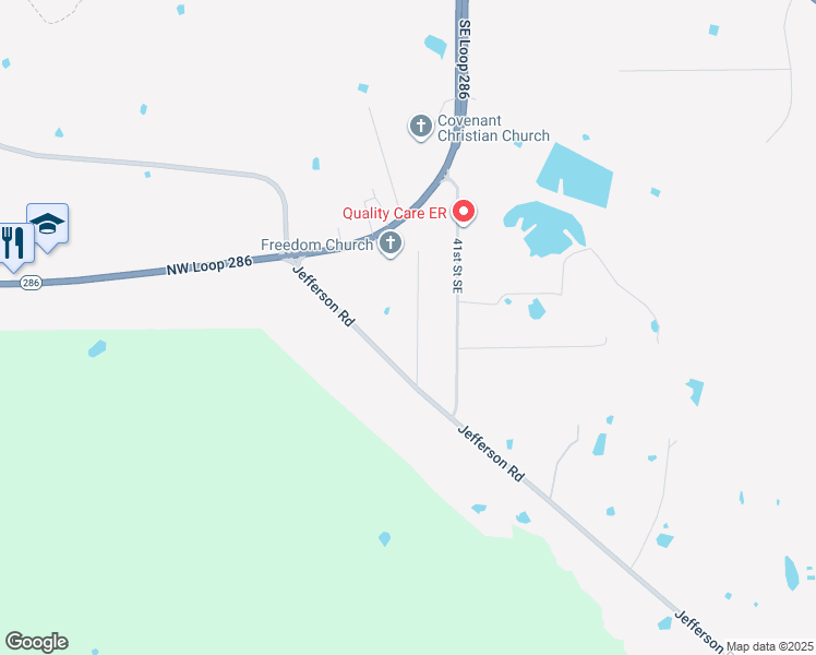 map of restaurants, bars, coffee shops, grocery stores, and more near 2830 40th Street Southeast in Paris