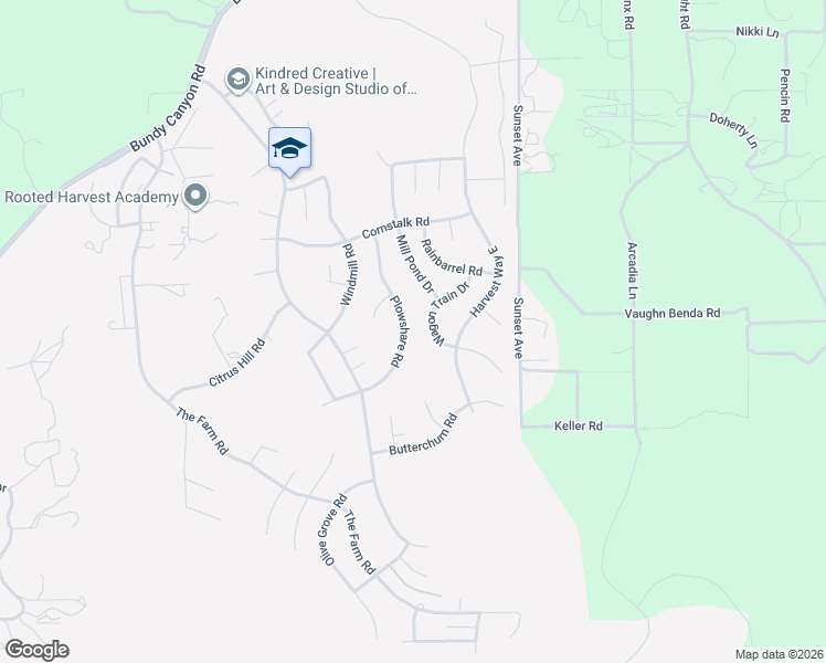 map of restaurants, bars, coffee shops, grocery stores, and more near 33728 Plowshare Road in Wildomar