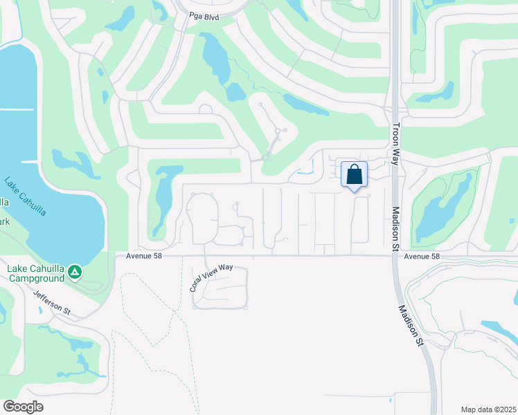 map of restaurants, bars, coffee shops, grocery stores, and more near 57655 Rosewood Court in La Quinta
