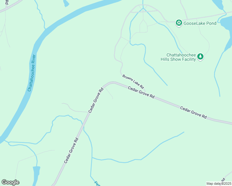 map of restaurants, bars, coffee shops, grocery stores, and more near 10170 Cedar Grove Road in Fairburn