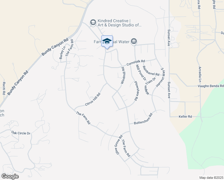 map of restaurants, bars, coffee shops, grocery stores, and more near 33823 Windmill Road in Wildomar