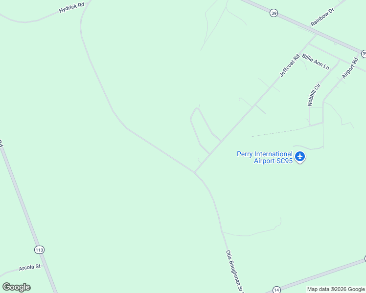 map of restaurants, bars, coffee shops, grocery stores, and more near 15 West Pine Circle in Wagener