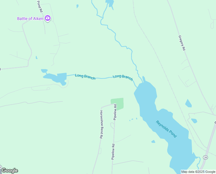 map of restaurants, bars, coffee shops, grocery stores, and more near 1197 Horseshoe Bend Road in Aiken