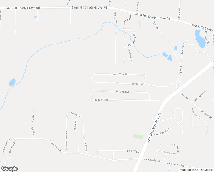 map of restaurants, bars, coffee shops, grocery stores, and more near 354 Laurel Trce in Carrollton