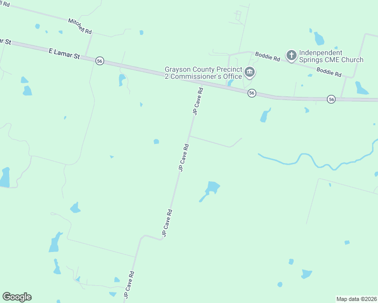 map of restaurants, bars, coffee shops, grocery stores, and more near 298-1034 JP Cave Road in Sherman