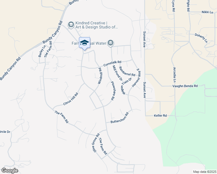 map of restaurants, bars, coffee shops, grocery stores, and more near 24679 Pitchfork Circle in Wildomar