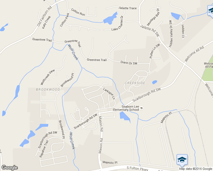 map of restaurants, bars, coffee shops, grocery stores, and more near 4876 Antelope Cove in College Park