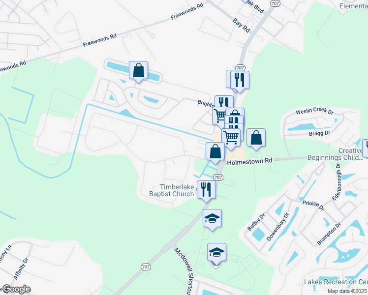 map of restaurants, bars, coffee shops, grocery stores, and more near 5100 Stockyard Loop in Myrtle Beach