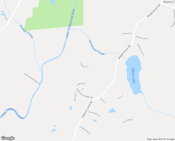 map of restaurants, bars, coffee shops, grocery stores, and more near 130 Highland Drive in Carrollton