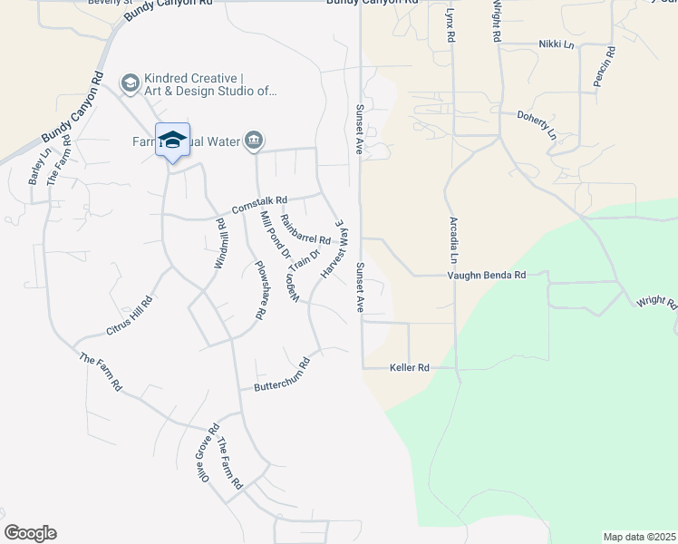 map of restaurants, bars, coffee shops, grocery stores, and more near 24954 Mandarin Court in Wildomar