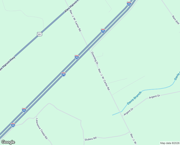 map of restaurants, bars, coffee shops, grocery stores, and more near 4451 Rev. J. W. Carter Road in Manning