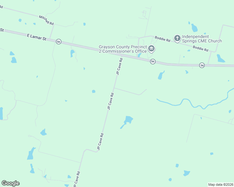 map of restaurants, bars, coffee shops, grocery stores, and more near 298 JP Cave Road in Sherman