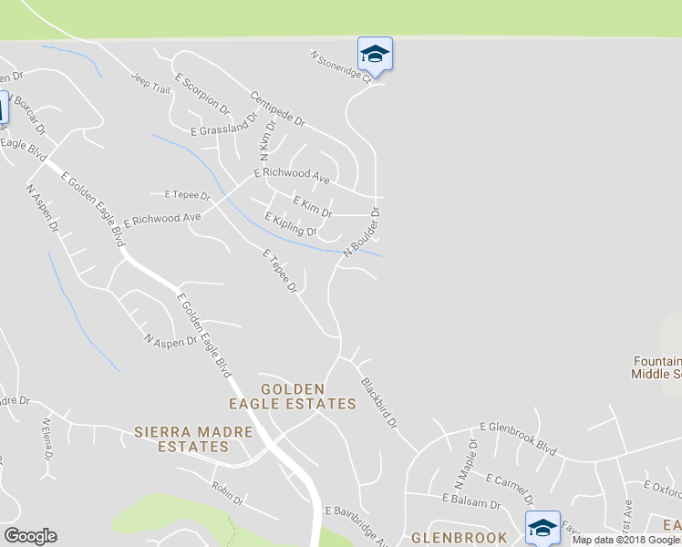 map of restaurants, bars, coffee shops, grocery stores, and more near 15905 Rocky Mountain Place in Fountain Hills