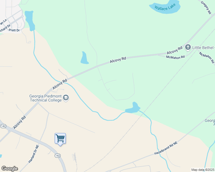 map of restaurants, bars, coffee shops, grocery stores, and more near 75 Briar Patch Road in Covington