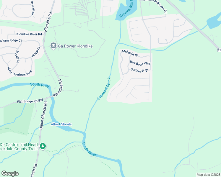 map of restaurants, bars, coffee shops, grocery stores, and more near 6808 Mahonia Place in Stonecrest