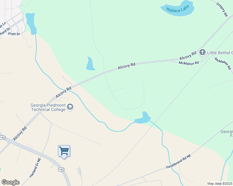 map of restaurants, bars, coffee shops, grocery stores, and more near 75 Briar Patch Road in Covington