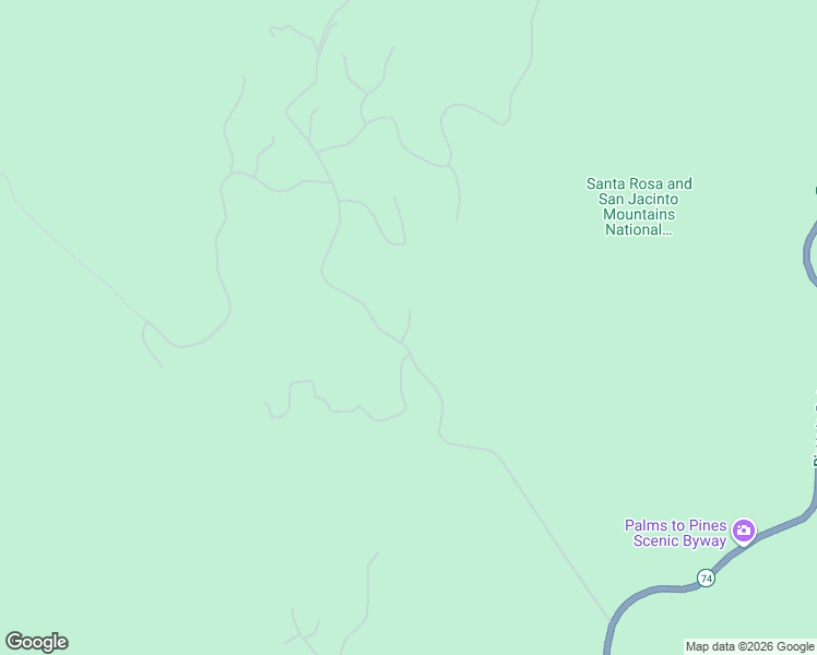 map of restaurants, bars, coffee shops, grocery stores, and more near 57425 Palm Seco Circle in Mountain Center