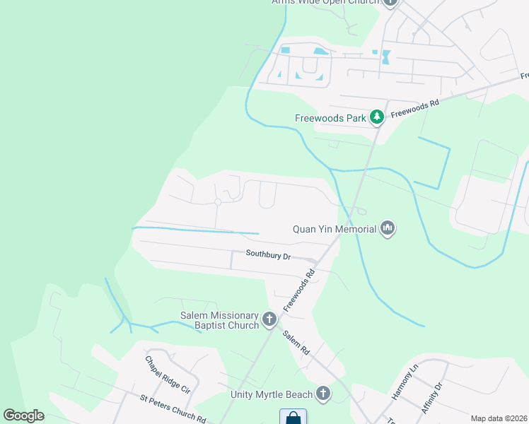 map of restaurants, bars, coffee shops, grocery stores, and more near 528 Shea Loop in Myrtle Beach