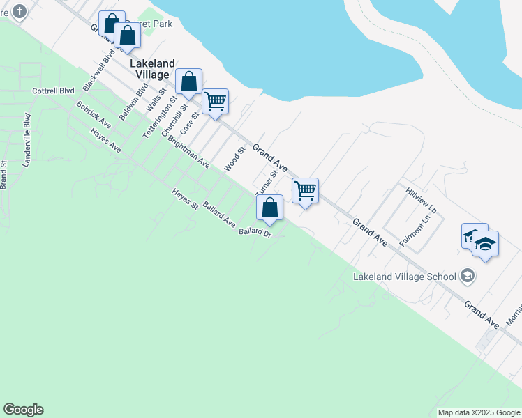 map of restaurants, bars, coffee shops, grocery stores, and more near 18225 Brightman Avenue in Lake Elsinore