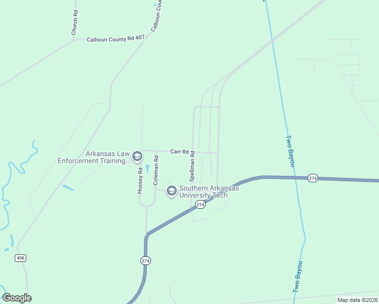 map of restaurants, bars, coffee shops, grocery stores, and more near Carr Road in Calhoun County