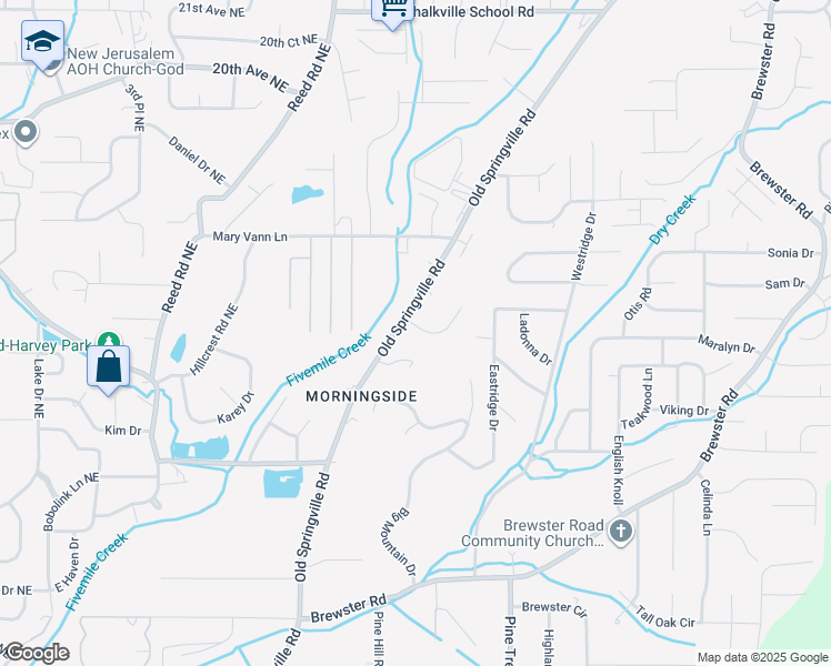 map of restaurants, bars, coffee shops, grocery stores, and more near 905 Rich Road in Birmingham