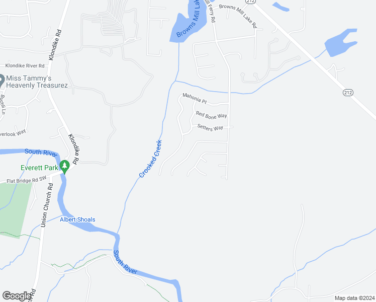 map of restaurants, bars, coffee shops, grocery stores, and more near 7114 Ravenwood Lane in Lithonia