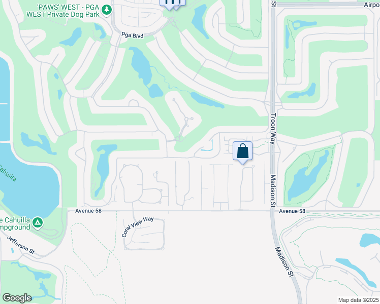 map of restaurants, bars, coffee shops, grocery stores, and more near 80558 Hermitage in La Quinta