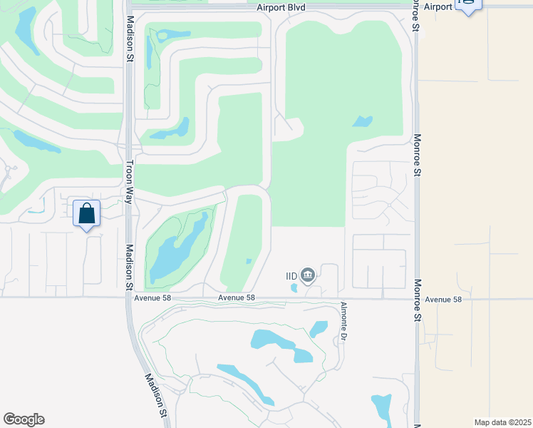 map of restaurants, bars, coffee shops, grocery stores, and more near 57535 Seminole Drive in La Quinta