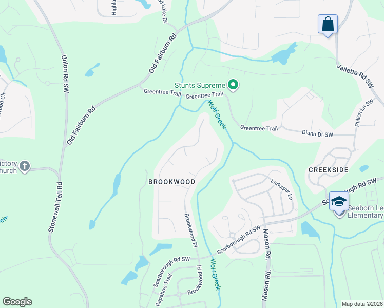 map of restaurants, bars, coffee shops, grocery stores, and more near 610 Beddick Lane in College Park