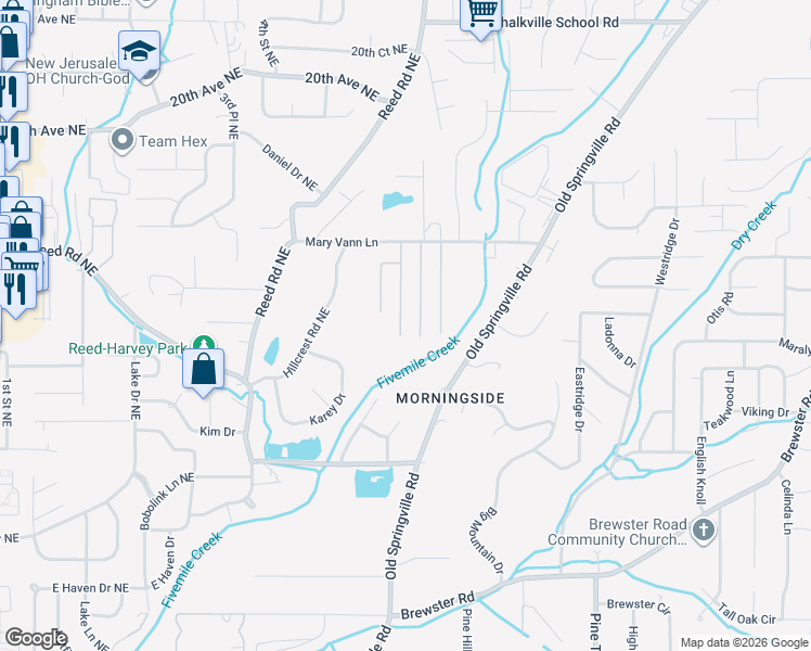 map of restaurants, bars, coffee shops, grocery stores, and more near 1801 Stonehenge Drive in Birmingham