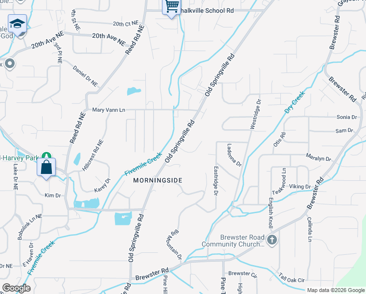 map of restaurants, bars, coffee shops, grocery stores, and more near 905 Rich Road in Birmingham
