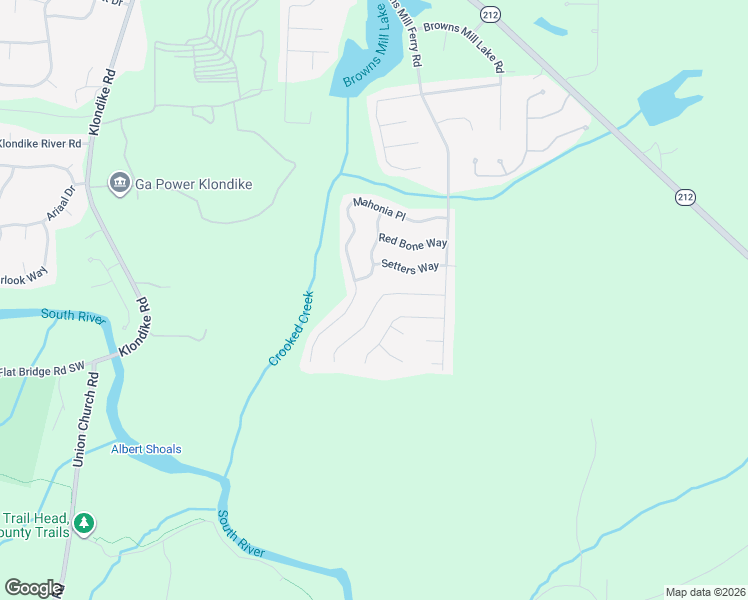 map of restaurants, bars, coffee shops, grocery stores, and more near 7132 Bowie Drive in Stonecrest