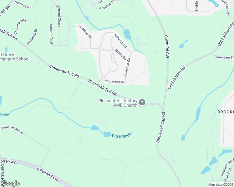 map of restaurants, bars, coffee shops, grocery stores, and more near 4565 Stonewall Tell Road in College Park