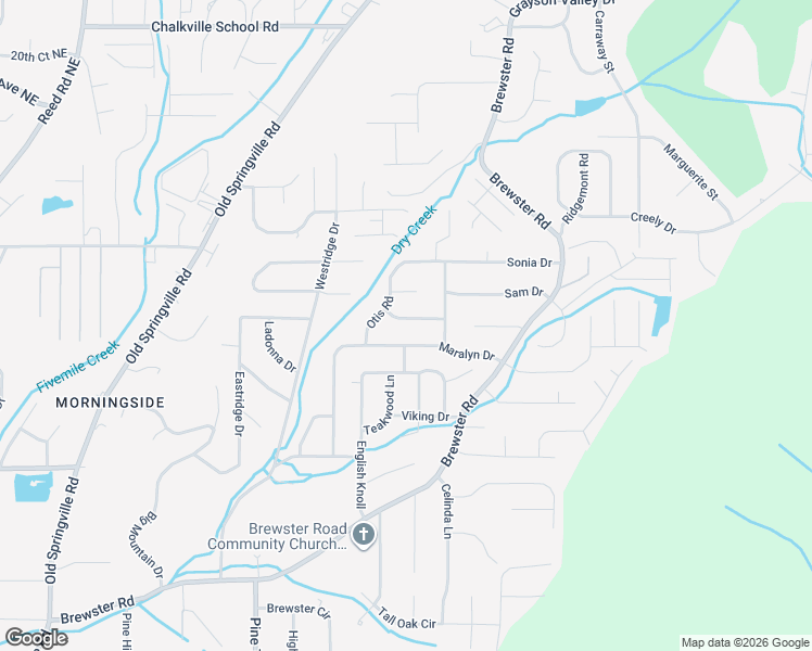 map of restaurants, bars, coffee shops, grocery stores, and more near 1652 Maralyn Drive in Birmingham