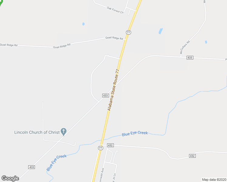 map of restaurants, bars, coffee shops, grocery stores, and more near 78755 Alabama 77 in Lincoln