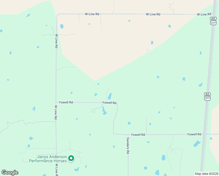 map of restaurants, bars, coffee shops, grocery stores, and more near 1083 Yowell Road in Whitesboro