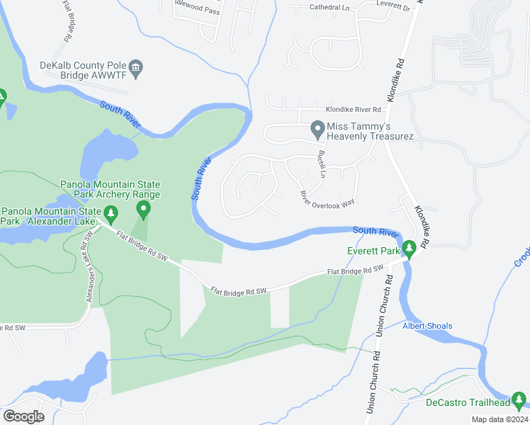 map of restaurants, bars, coffee shops, grocery stores, and more near 4895 Ozment Ridge Court in Lithonia