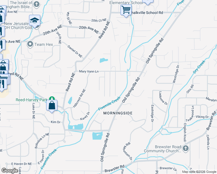 map of restaurants, bars, coffee shops, grocery stores, and more near 1820 Stonehenge Drive in Birmingham