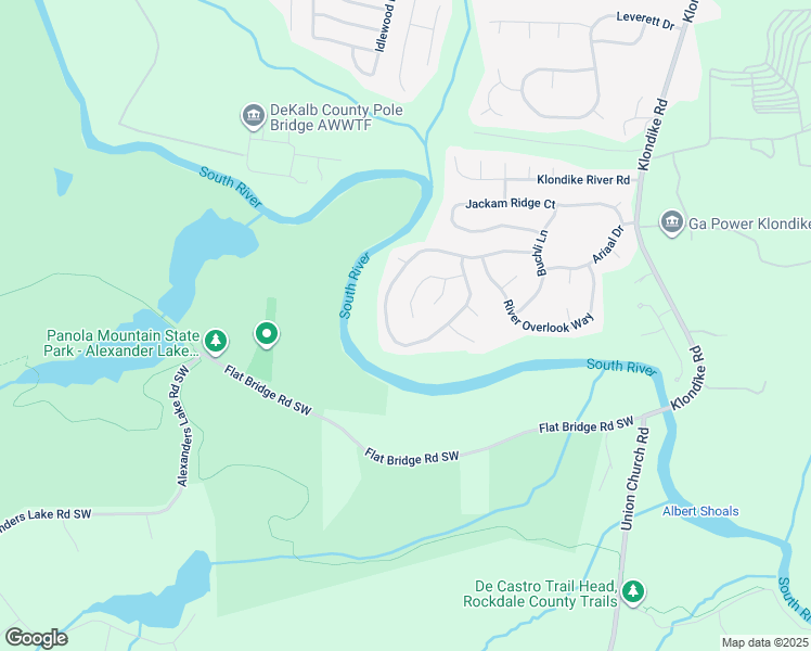 map of restaurants, bars, coffee shops, grocery stores, and more near 6579 Gina Agha Circle in Stonecrest