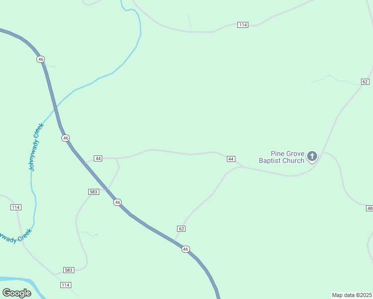 map of restaurants, bars, coffee shops, grocery stores, and more near 513 County Road 44 in Heflin