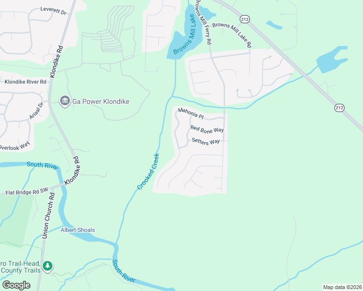 map of restaurants, bars, coffee shops, grocery stores, and more near 6887 Mahonia Place in Stonecrest