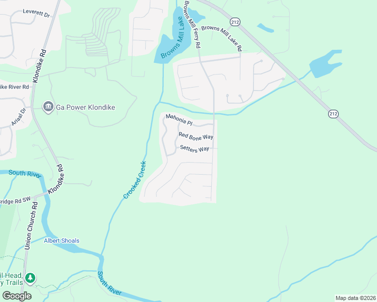 map of restaurants, bars, coffee shops, grocery stores, and more near 7011 Setters Way in Stonecrest