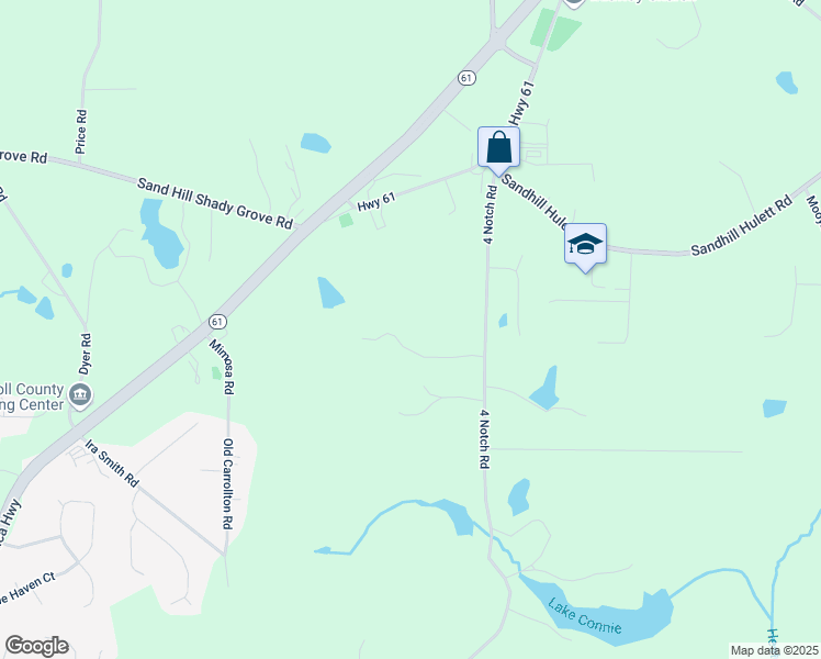 map of restaurants, bars, coffee shops, grocery stores, and more near 2026 4 Notch Road in Carrollton