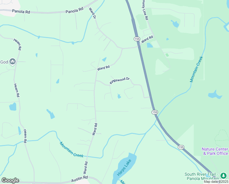 map of restaurants, bars, coffee shops, grocery stores, and more near 173 Kingswood Drive in Ellenwood