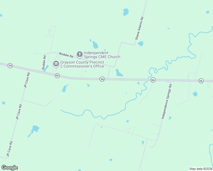 map of restaurants, bars, coffee shops, grocery stores, and more near 9094 Texas 56 in Sherman